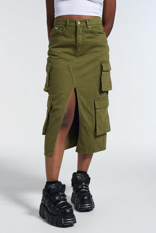 Soda Combat Skirt in Khaki - West Carolina