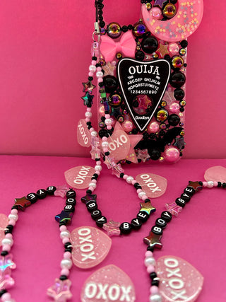 Baby Pink XOXO Phone Case Strap