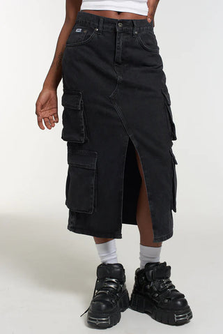 Soda Combat Skirt in Charcoal - West Carolina
