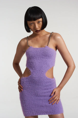 Venus Fluffy Mini Dress - West Carolina